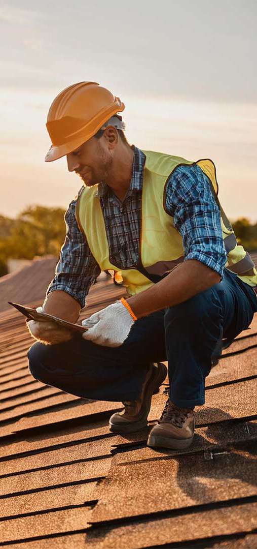 Roof repair technicians